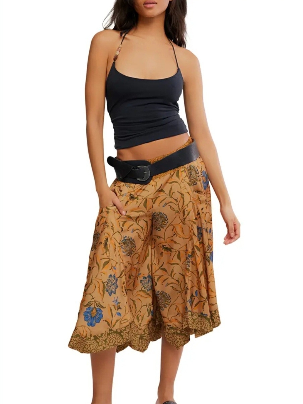 NWT! Free People Get Into It Wide Leg Pants
